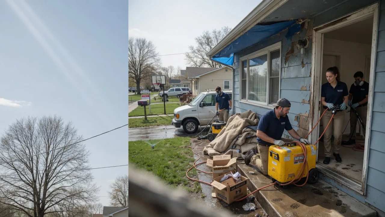 Basement Flood Cleanup in Monee, IL near me